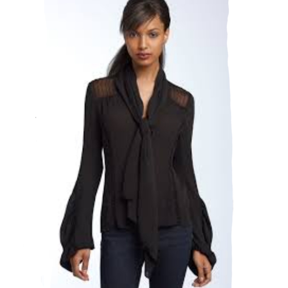 Diane VonFurstenberg Chale Silk Blouse